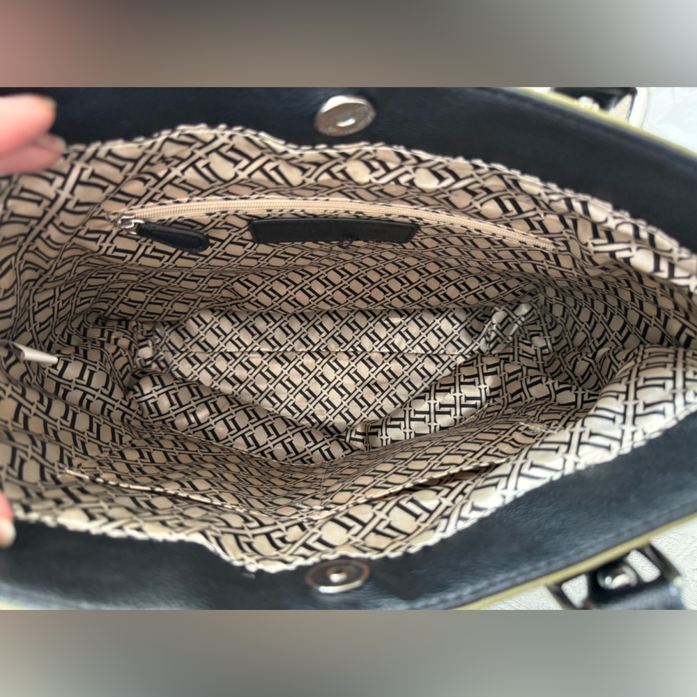 Tignanello Olive and Black Women's Tote Bag - Picture 8 of 9